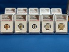 2018-s Silver Reverse Proof 10 Coin Set 1st Day Issue Ngc Pf70 Trolly Label