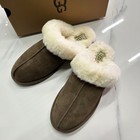 Ugg Women s Scuffette Ii Espresso Suede Upper Slippers Us 6-11 Comfort Shoes New