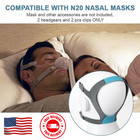 2 Pack Cpap Headgear For Resmed Airfit N20 With Magnetic Clips  Replacement Head