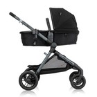 Evenflo Pivot Xpand Modular Stroller  ayrshire Black   open Box 