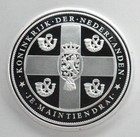 Willem-alexander   Maxima 2014 Poland State Visit Silver Plated Proof Medal  B8