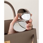 Vintage Mid-century Modern Mcm Chrome Travel Pocket Mirror Circa 1960s 1970s
