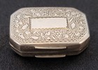 Antique Georgian 1816 Sterling Silver 925 Vinaigrette Box  Birmingham  5 8 Oz 