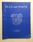 Bangor Maine Junior High School Yearbook 1956 Vintage Blue And White History Me
