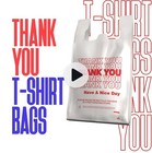Thank You Plastic T-shirt Bags 11 5x6 5x21 For Grocery Retail Shopping 100 Pack