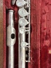 Vtg Wt Armstrong Silver Flute Model With Case Silver Head Commodore Usa Untested