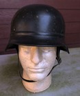 Wwii 2 German Late War Beaded Helmet With Liner And Chinstrap 