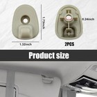 2 Pcs Car Sun Visor Clips  Auto Interior Sun Visor Support Clip Retainer Replace