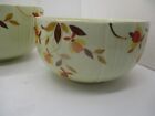 Hall China Jewel Tea  autumn Leaves  3 Nesting  Mixing Bowls 1950-76 Mary Dunbar