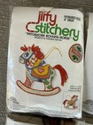 Vintage Jiffy Stitchery Christmas Ornament Kits Lot Of 4 Nos 1970s Sunset New