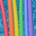 Deluxe Foam Pool Swim Noodles - 6 Pack Assorted