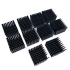 Us Stock 10pcs 37 X 37 X 24mm Heat Sink Cooling Aluminum Heatsink Cpu Ic Led