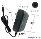 Dc 100-240v 12v 2a 24w Power Supply Ac Adapter Led Driver Class Size 5 5 X 2 1mm