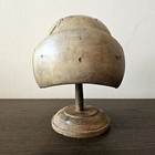 Vintage Millinery Hat Block Wooden Supplies Form Antique Mold Wood Shape