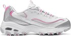 Dlites Skechers Shoes Women s White Pink Sport Comfort Casual Memory Foam 150246