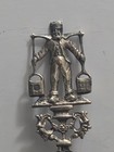 Vintage Antique Dutch Sterling Silver Figural Serving Decor Spoon Old 8 1 2 