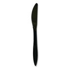 Boardwalk Knifeblpp Mediumweight Knife Cutlery - Black  1000 carton  New