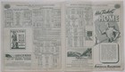 1945  buy War Bonds  Spokane Portland   Seattle Railway Timetables Fares Map Ww2