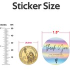 500pcs   Roll 4 Designs 1 5  Thank You For Supporting My Small Business Stickers