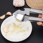 Garlic Press Crusher Squeezer Masher Mincer Stainless Steel Manual Kitchen Tool