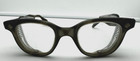 Vintage Bouton U-fit 6 Mesh Temple Gray Smoke Steampunk Mcm Safety Glasses 60 s