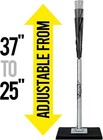 Portable Batting Tee For Baseball softball  Height Adjustable From 25-37 Inches 