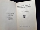 1922 1st Ed Negro Press By Detweiler Black Americana Antique Book