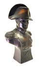 Vintage Napoleon Bonaparte Bronzed Cast Metal Bust - 6 3 4   Made In Italy