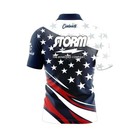 Custom Name - Men s Storm American Sport Wave Bowling Jersey Shirts - Usa Size