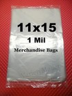 300 Merchandise Bag Variety Pack 9x12 11x15 14x20 Clear 1 Mil Apparel Bags