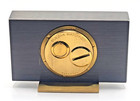 Bulova Accutron 214 Desk Clock Case Crystal Back Modernist Vintage - S01