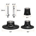 3 Pack 1  2  3  Disc Pad Holder Quick Change Disc 1 4  Shank Mandrel Black