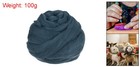 Needle Felting Wool  3 5 Oz Nature Fibre Wool Yarn Roving  gray Blue 