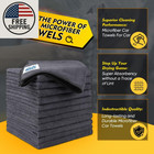 Microfiber Cleaning Cloth 12 Pack  12 5 X 12 5 Inch Microfiber Towels For Cars  