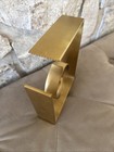 Brushed Gold Decorative Metal Mid-century Modern Tape Dispenser