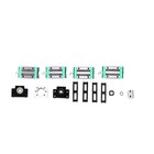 2pcs Hgr20-1000mm Linear Guide Rail   Sfu1605-1000mm Ballscrew With Bf bk12 Kit