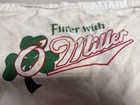 Vintage Miller Beer St Patrick   s Bar Apron With 2 Miller High Life Beer Buttons