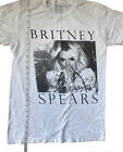 Britney Spears 2021 Official T-shirt Small Tee Black   White Popstar Microphone