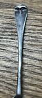 American Coin Silver Early Unmarked Coffee Spoon Midrib Applied Drop Faint Mono 