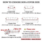 1 2 3 4 Seater Sofa Cover Slipcovers Stretch Elastic Couch Towel Solid Color