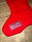 Vintage Disney 101 Dalmatians 3d Plush Dog Christmas Stocking 90s Disneyana  2