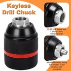1 2-inch Ha3jaw Keyless Chuck For Bosch Sds-plus Hammers  3-jaw Self-tighten    