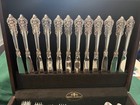Wallace Grand Baroque Sterling Silver Flatware Service For 13- Set 68 Pieces