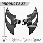 Large Bat Shape Driver Floorboards For The Can-am Ryker All Models  2015-2025   