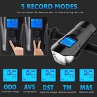 Led Cycle Headlight Bicycle Usb Front Light With Bike Speedometer Odometer Horn