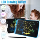 Lcd Writing Tablet Doodle Board Erasable Learning Drawing Pad W  Stylus For Kids
