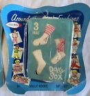 Vintage 4 Pairs Doll Stockings Various Sizes For Antique Bisque Dolls Lot 2215