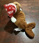 Coca Cola Bean Bag Plush Walrus In Snowflake Coke Night Cap 1998  0141