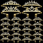 24 Pcs Rhinestone Crystal Tiara Crowns For Women - Pageant  Wedding  Party Gifts