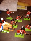 Britains Ltd Deetail 1971 British Royal Infantry  Lot Of 7 Including Mounted  